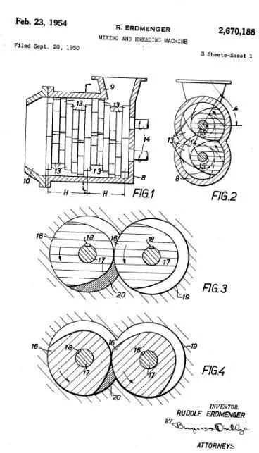 R、 Erdmenger攪拌捏合機(jī)（1954）